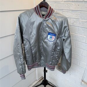 Vintage Budweiser Light Los Angeles 1984 Olympics satin bomber jacket